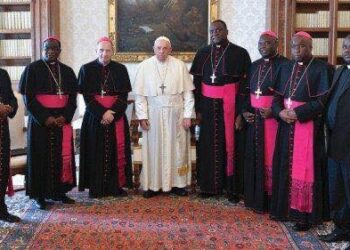 Zimbabwe Catholic Bishops with Pope Francis