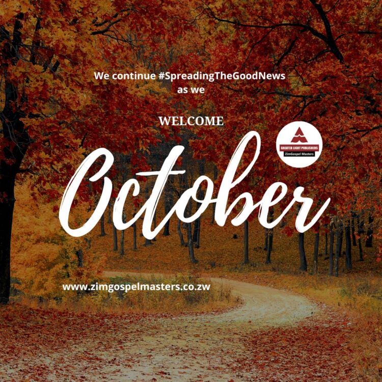 Welcome to the month of October