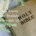 My body is your temple Lord
