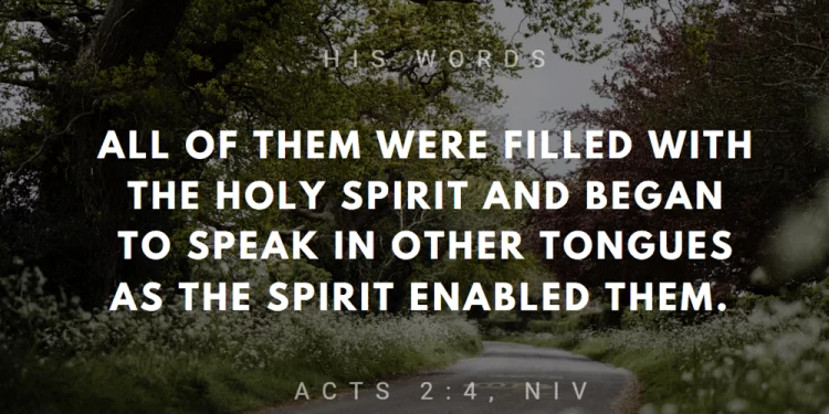 May the Holy Spirit fill us up today