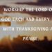 The power of massive worship on a Friday