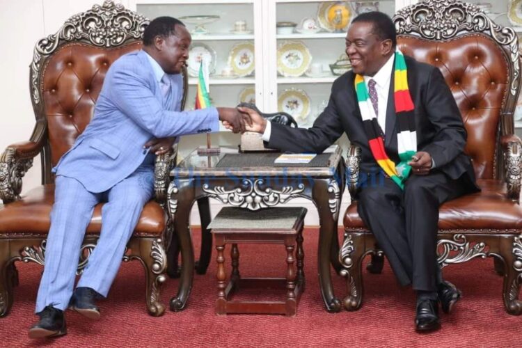 Gospel music legend Mechanic Manyeruke meets President