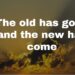 A new beginning a new start