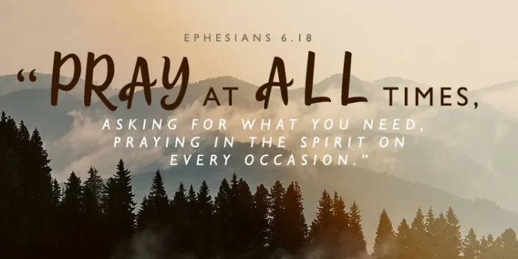 When you are not okay pray