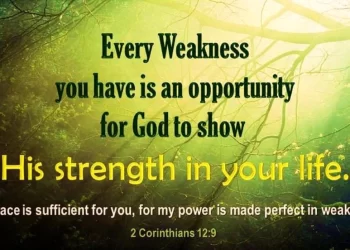 Do not falter in times of trouble
