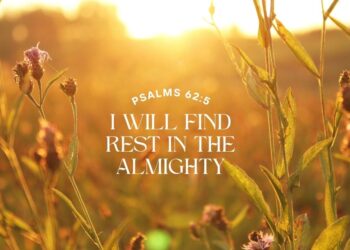 We must find rest in the Lord Our God