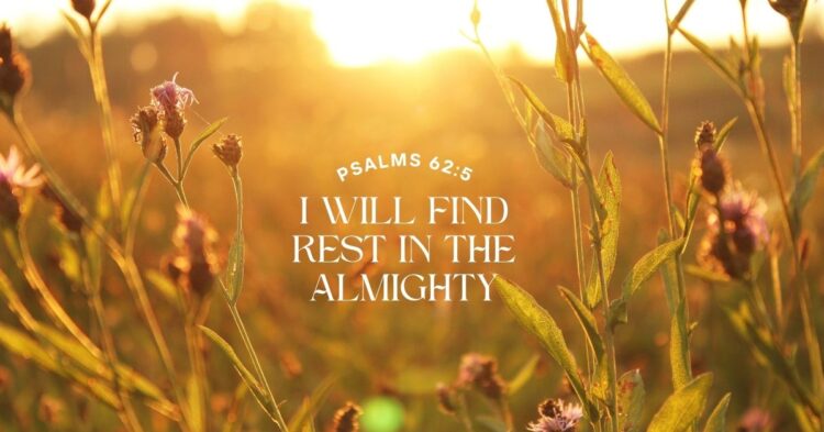 We must find rest in the Lord Our God