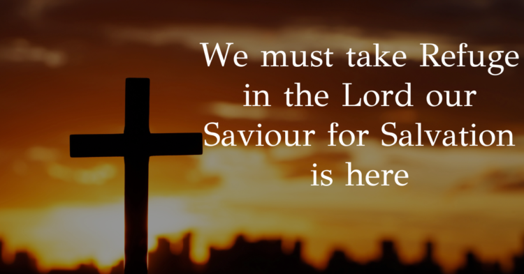 Smile and rejoice in the Lord for your salvation is here