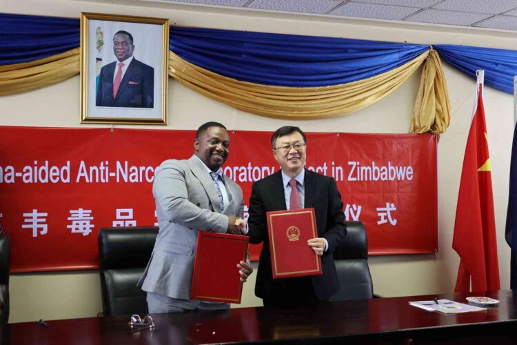 China Boosts Zimbabwe’s Anti-Narcotics Efforts with $100,000 Equipment Donation