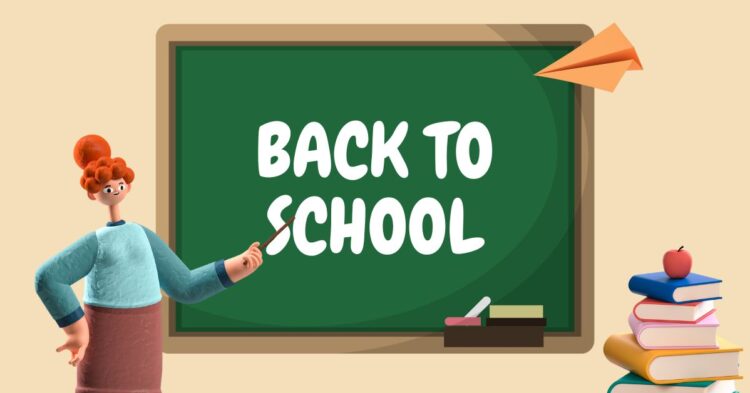 Back to school vibe as schools open and borders head back.