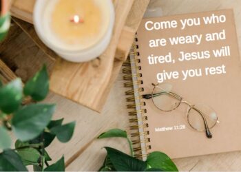 Come you who are weary and tired, Jesus will give you rest