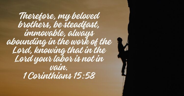 Steadfast in the Work of the Lord