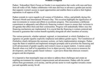 Advancing Gender Equality: Urgent Action Needed for Women’s Progress