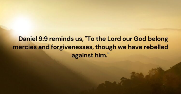God’s Mercy and Forgiveness
