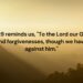 God’s Mercy and Forgiveness