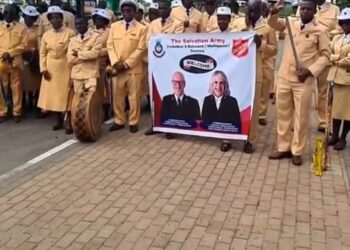 The Salvation Army new Leaders jet in