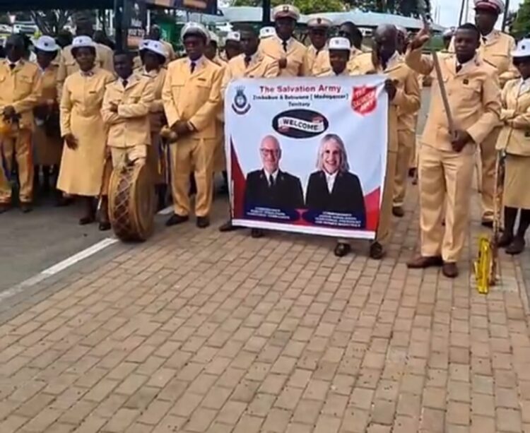 The Salvation Army new Leaders jet in