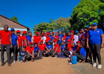 Like Christ Inter-D youths on philanthropic works