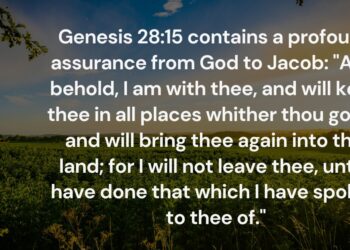 God’s Promise of Presence and Protection