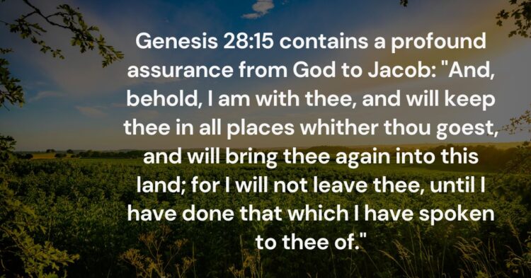 God’s Promise of Presence and Protection