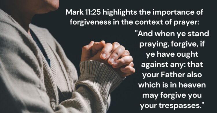 Forgiveness and Prayer