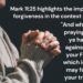 Forgiveness and Prayer