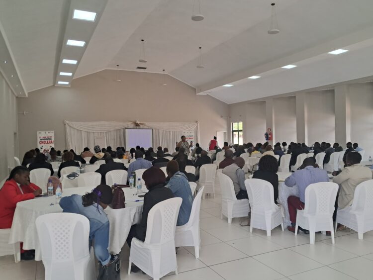 ZCC, Save the Children, and MOHCC Train School Health Coordinators on Cholera Case Definition