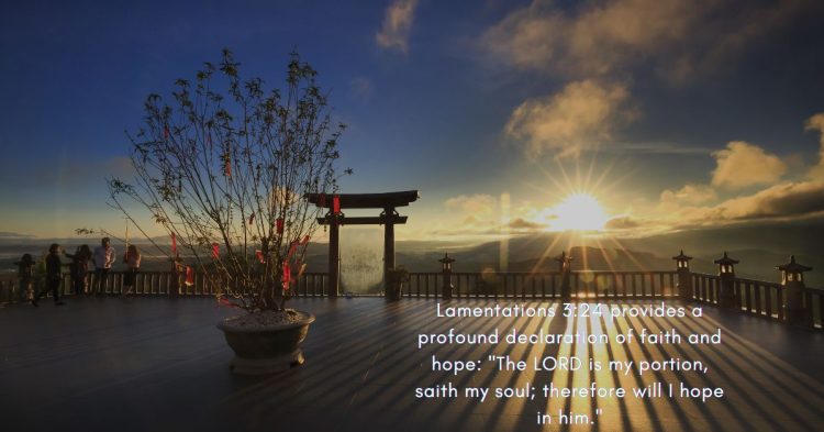 The Lord is My Portion