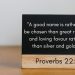 The Value of a Good Name and Loving Favour