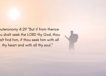 Seeking God with All Your Heart and Soul