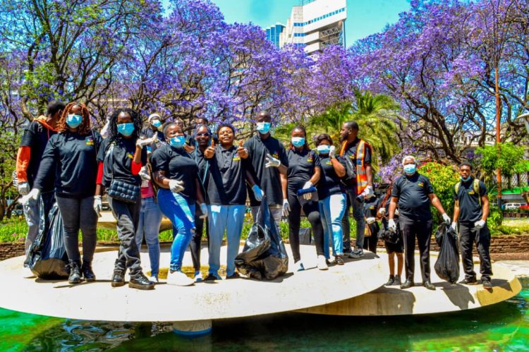 ROF and young entrepreneurs team up for tidy surroundings