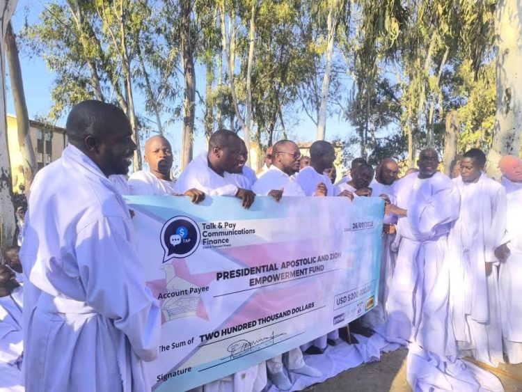 President Mnangagwa Injects US$200k empowerment fund to Vapostori