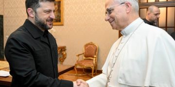 Pope Leo meets with Ukrainian President Zelenskyy