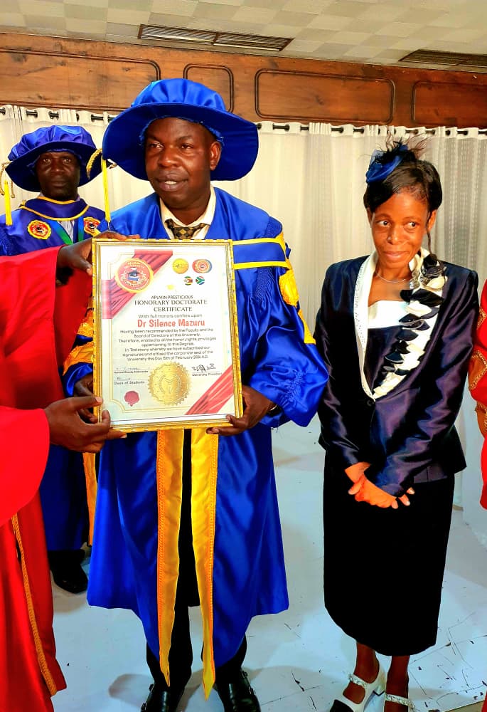 Apostle Mazuru obtains double accolades from AfroAsia University