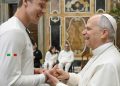 Pope Leo XIV hosts Italian Olympic and Paralympic athlete