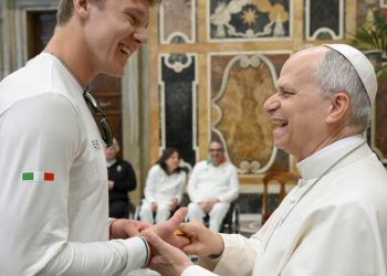 Pope Leo XIV hosts Italian Olympic and Paralympic athlete