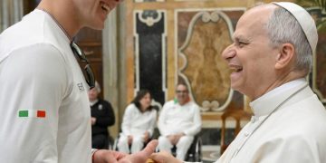 Pope Leo XIV hosts Italian Olympic and Paralympic athlete