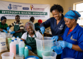 Christian Care partners Magnificent International Arts in detergents-making workshop
