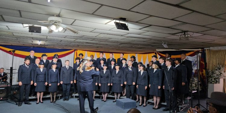 Pasadena Tabernacle Songsters on a musical tour in Zimbabwe