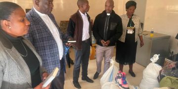 United Methodist Church donates relief aid to support returning Zimbabweans